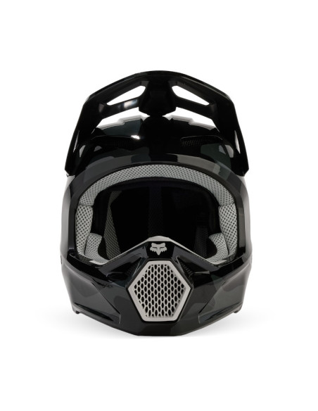 Casque cross enfant Fox V1 BNKR - Camo Noir
