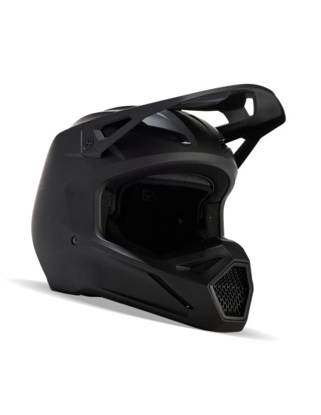 Casque cross enfant Fox V1 - Noir Mat Noir Mat