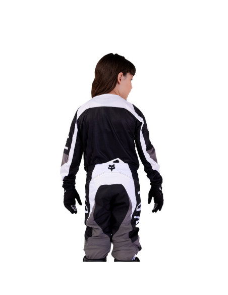 Maillot cross enfant Fox 2024 180 Nitro - Noir Gris