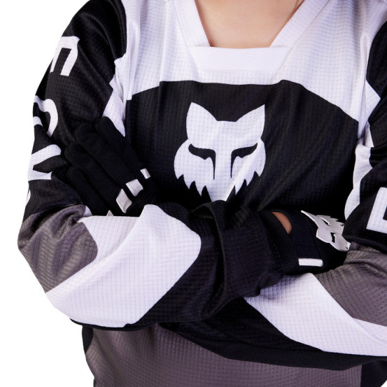 Maillot cross enfant Fox 2024 180 Nitro - Noir Gris