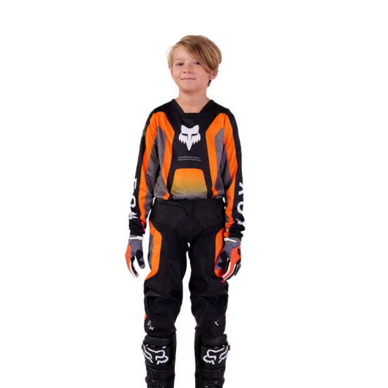Maillot cross enfant Fox 2024 180 Ballast - Noir Gris