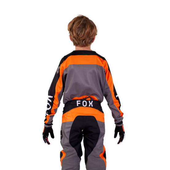 Maillot cross enfant Fox 2024 180 Ballast - Noir Gris