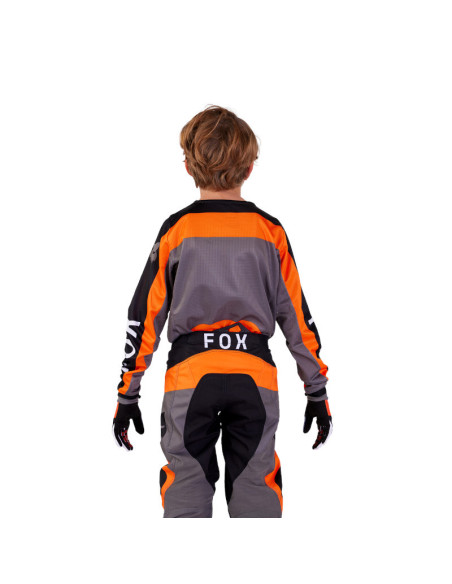 Maillot cross enfant Fox 2024 180 Ballast - Noir Gris