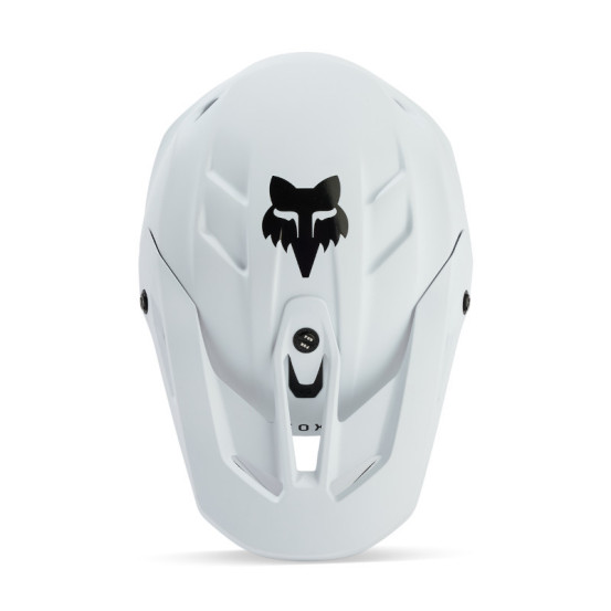 Casque cross enfant Fox V3 Solid - Blanc Mat
