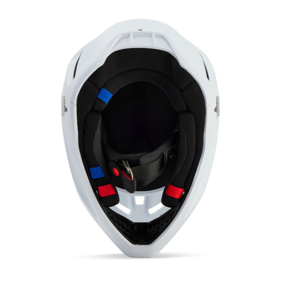 Casque cross enfant Fox V3 Solid - Blanc Mat