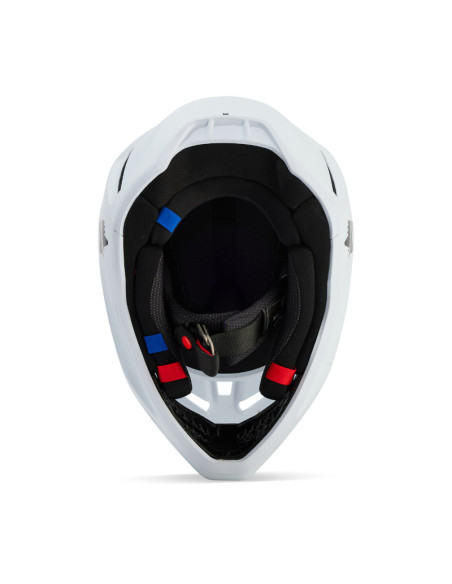 Casque cross enfant Fox V3 Solid - Blanc Mat