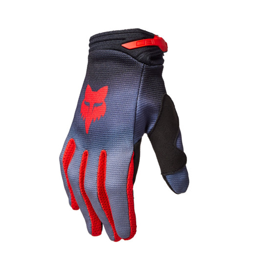 Gants cross enfant Fox Spring 2024 180 Interfere - Gris Rouge