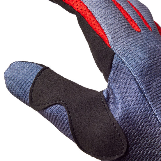 Gants cross enfant Fox Spring 2024 180 Interfere - Gris Rouge