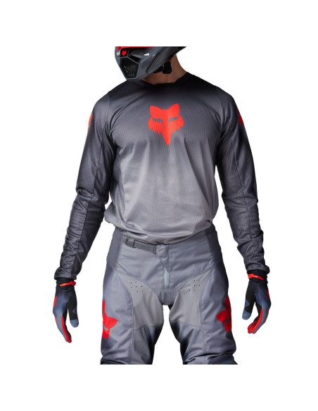 Maillot cross Fox Spring 2024 180 Interfere - Gris Rouge