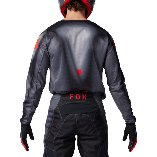 Maillot cross Fox Spring 2024 180 Interfere - Gris Rouge