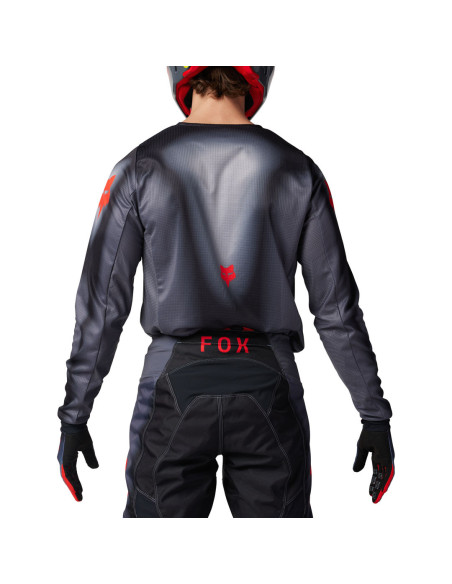 Maillot cross Fox Spring 2024 180 Interfere - Gris Rouge