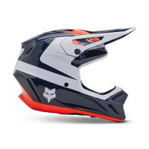 Casque cross Fox 2025 V3 Divider - Bleu Midnight