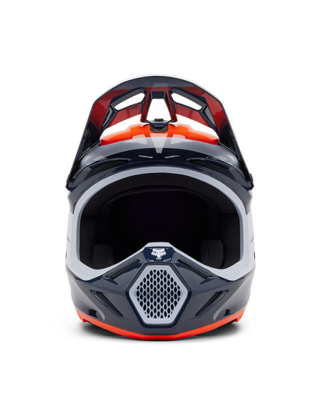 Casque cross Fox 2025 V3 Divider - Bleu Midnight