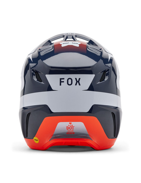 Casque cross Fox 2025 V3 Divider - Bleu Midnight