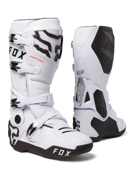 Bottes cross Fox Instinct 2.0 - Blanc