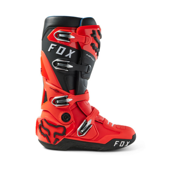 Bottes cross Fox Instinct 2.0 - Rouge Fluo