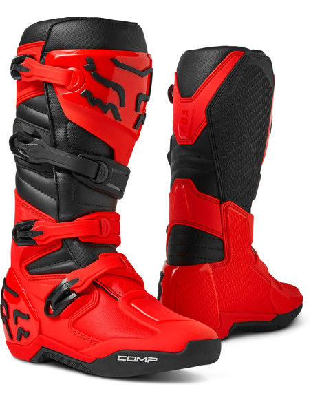 Bottes cross Fox Comp - Rouge Fluo