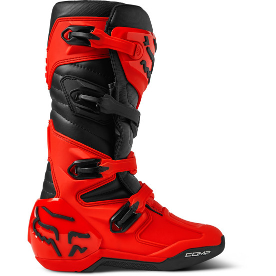 Bottes cross Fox Comp - Rouge Fluo