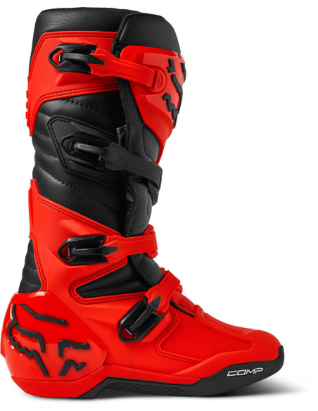Bottes cross Fox Comp - Rouge Fluo
