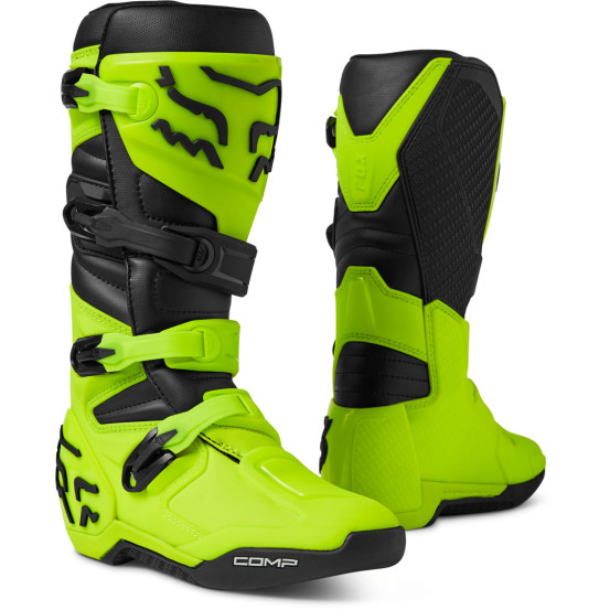 Bottes cross Fox Comp - Jaune Fluo