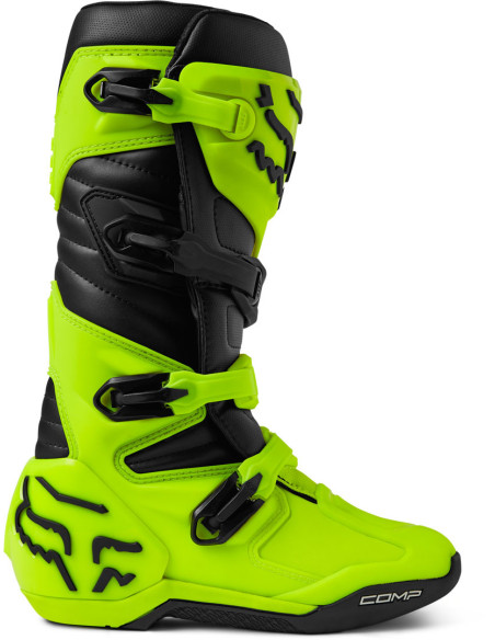 Bottes cross Fox Comp - Jaune Fluo