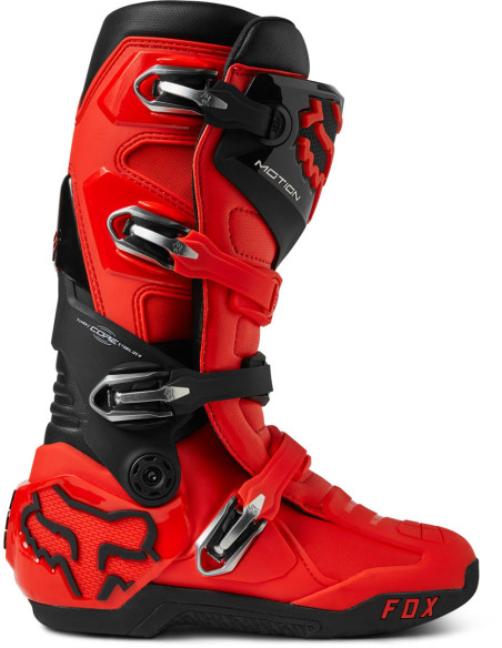 Bottes cross Fox Motion - Rouge Fluo