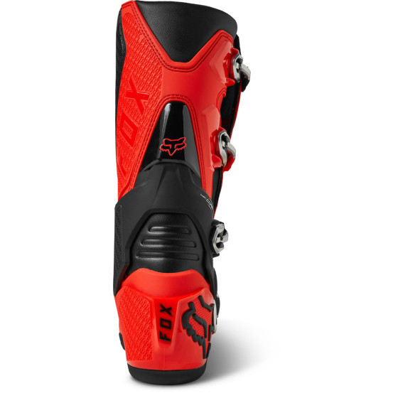 Bottes cross Fox Motion - Rouge Fluo