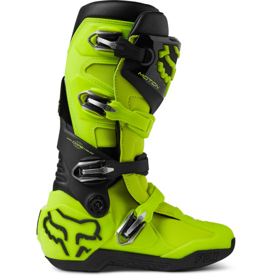 Bottes cross Fox Motion - Jaune Fluo
