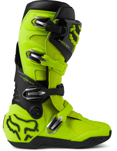 Bottes cross Fox Motion - Jaune Fluo