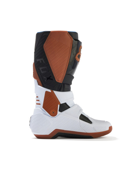 Bottes cross Fox 2024 Motion - Noir Blanc Or