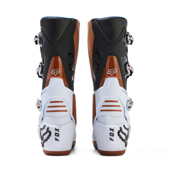 Bottes cross Fox 2024 Motion - Noir Blanc Or