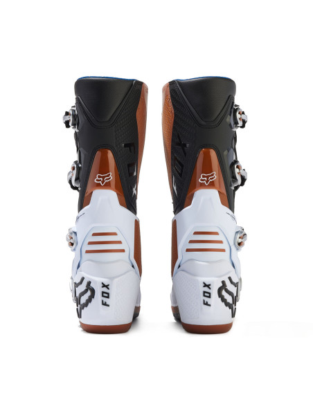 Bottes cross Fox 2024 Motion - Noir Blanc Or
