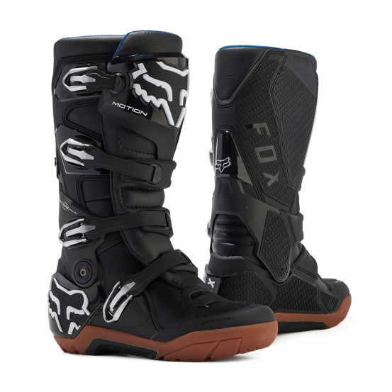 Bottes cross Fox Motion X - Noir Or