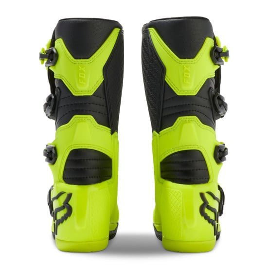 Bottes cross enfant Fox 2024 Comp - Jaune Fluo