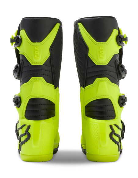 Bottes cross enfant Fox 2024 Comp - Jaune Fluo