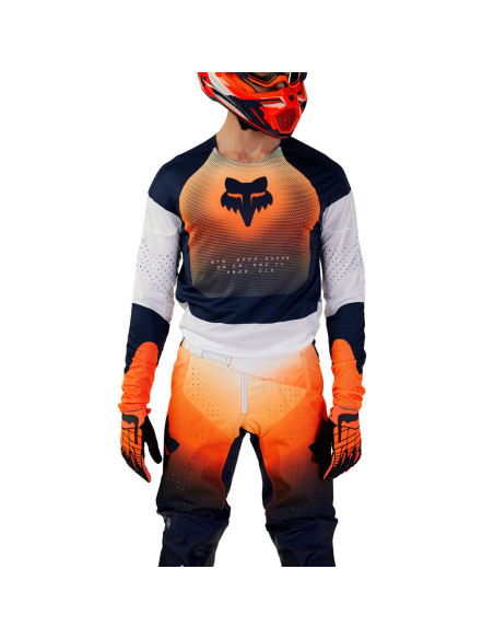Maillot cross Fox 2024 360 Revise - Marine Orange