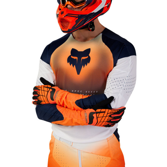 Maillot cross Fox 2024 360 Revise - Marine Orange