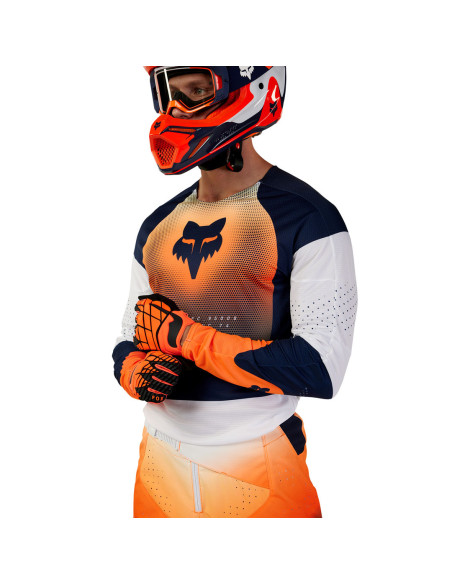 Maillot cross Fox 2024 360 Revise - Marine Orange