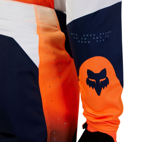 Maillot cross Fox 2024 360 Revise - Marine Orange