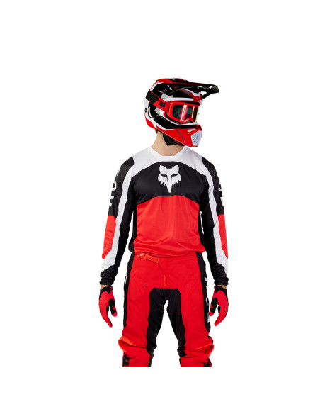 Maillot cross Fox 2024 180 Nitro - Rouge Fluo