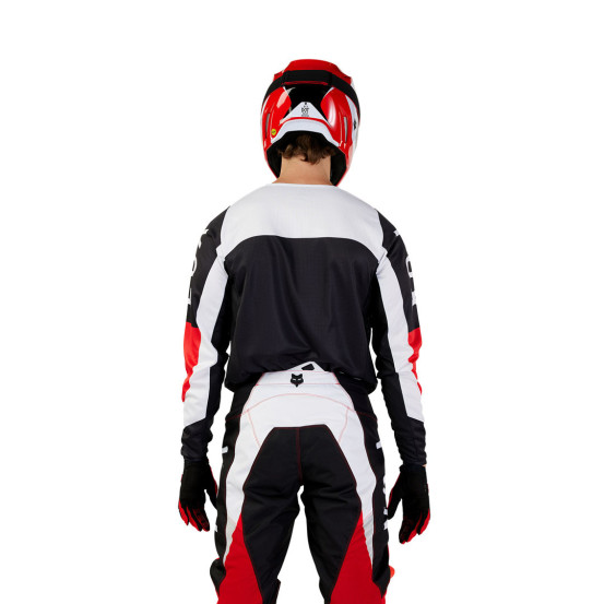 Maillot cross Fox 2024 180 Nitro - Rouge Fluo