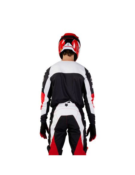 Maillot cross Fox 2024 180 Nitro - Rouge Fluo