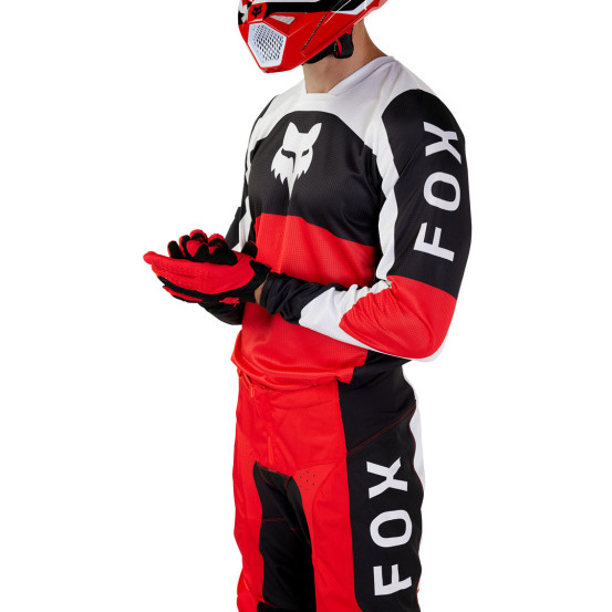 Maillot cross Fox 2024 180 Nitro - Rouge Fluo