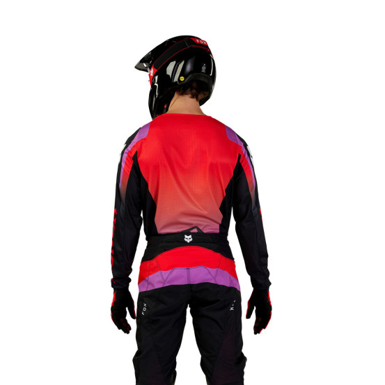 Maillot cross Fox 2024 180 Honda - Noir Rouge Violet