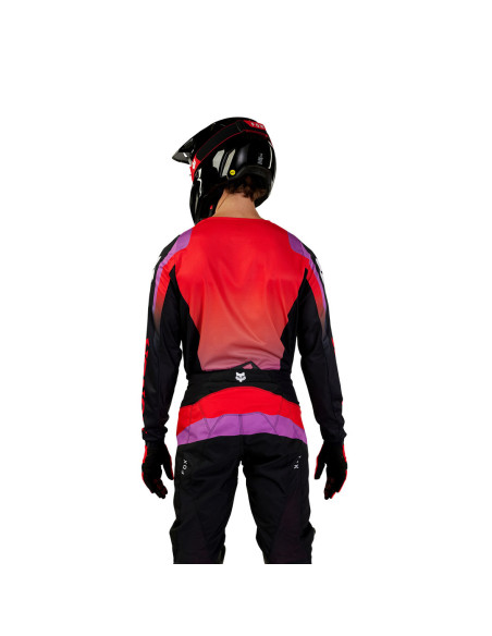 Maillot cross Fox 2024 180 Honda - Noir Rouge Violet