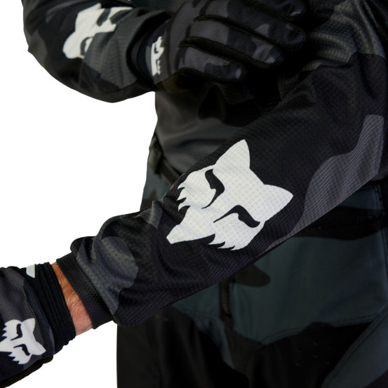 Maillot cross Fox 2024 180 BNKR - Camo Noir