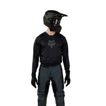 Maillot cross Fox 180 Blackout - Noir