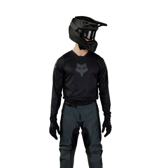 Maillot cross Fox 180 Blackout - Noir