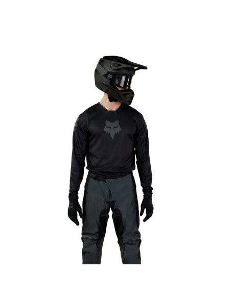 Maillot cross Fox 180 Blackout - Noir