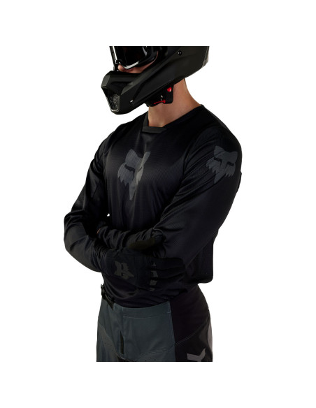 Maillot cross Fox 180 Blackout - Noir